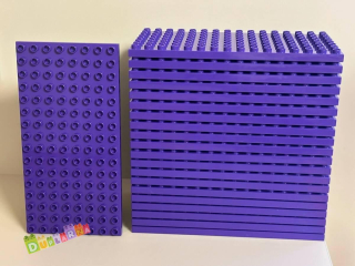 Lego Duplo deska / podložka 8x16 - fialová